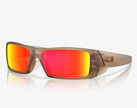 Oakley Gascan Sunglasses Matte Sepia Frame Prizm Ruby Lenses