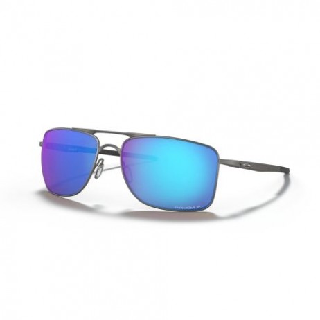 Oakley Gauge 8 Sunglasses Matte Gunmetal Frame Prizm Sapphire Polarized Lenses