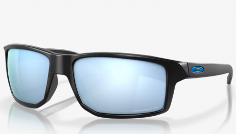 Oakley Gibston Sunglasses Matte Black Frame Prizm Deep Water Polarized Lenses