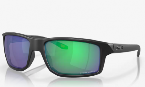 Oakley Gibston Sunglasses Matte Black Frame Prizm Jade Lenses