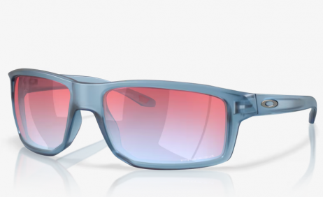 Oakley Gibston Sunglasses Matte Transparent Stonewash Frame Prizm Snow Sapphire Lenses