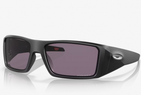 Oakley Heliostat Sunglasses Matte Black Frame Prizm Grey Lenses