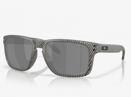 Oakley Holbrook Sunglasses Matte Grey Ink Fingerprint Frame Prizm Black Polarized Lenses