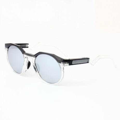 Oakley HSTN Sunglasses Black Clear Frame Prizm Iridium Lenses