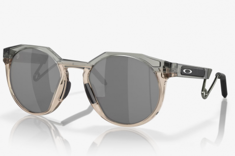 Oakley HSTN Sunglasses Grey Ink Sepia Frame Prizm Black Lenses