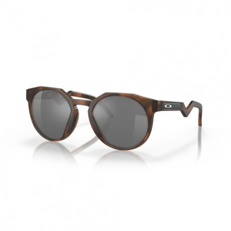 Oakley HSTN Sunglasses Matte Brown Tortoise Frame Prizm Black Polarized Lenses
