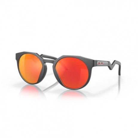Oakley HSTN Sunglasses Matte Carbon Frame Prizm Ruby Lenses