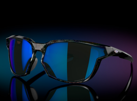 Oakley Kaast Sunglasses Verve Spacedust Frame Prizm Sapphire Lenses