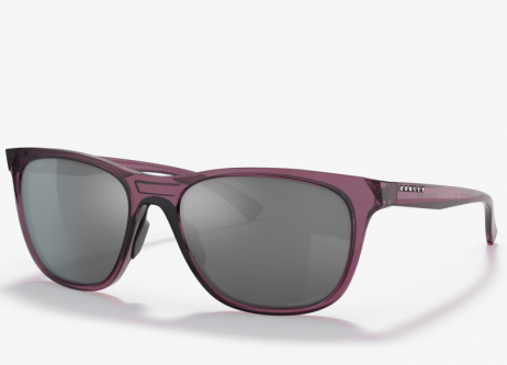 Oakley Leadline Sunglasses Trans Indigo Frame Prizm Black Lenses