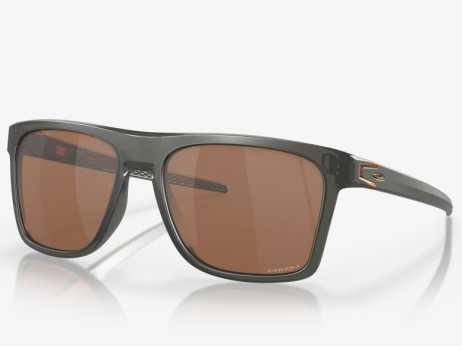 Oakley Leffingwell Sunglasses Matte Grey Smoke Frame Prizm Tungsten Lenses