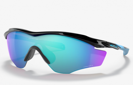Oakley M2 Frame Sunglasses Polished Black Frame Prizm Sapphire Lenses