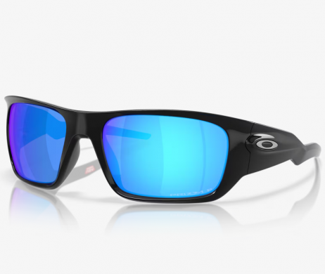 Oakley Masseter Sunglasses Polished Black Frame Prizm Sapphire Polarized Lenses