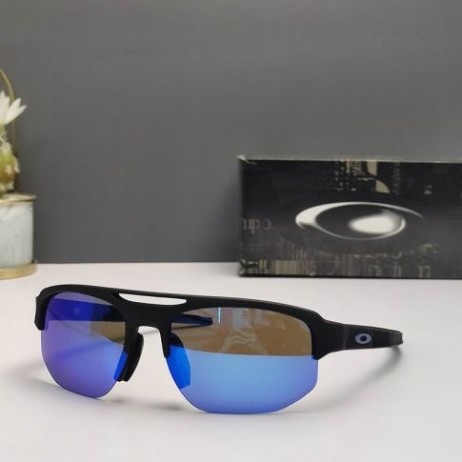 Oakley Mercenary Sunglasses Matte Black Frame Prizm Deep Blue Lenses
