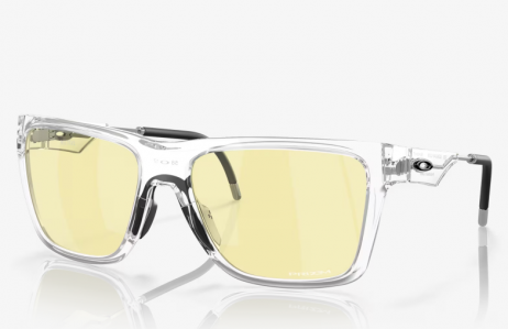Oakley NXTLVL Sunglasses Polished Clear Frame Prizm Gaming 2.0 Lenses
