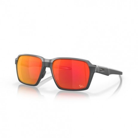 Oakley Parlay Sunglasses Matte Carbon Frame Prizm Ruby Lenses