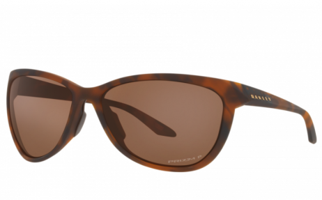 Oakley Pasque Sunglasses Matte Brown Tortoise Frame Prizm Tungsten Polarized Lenses