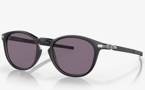 Oakley Pitchman Sunglasses Satin Black Frame Prizm Grey Lenses