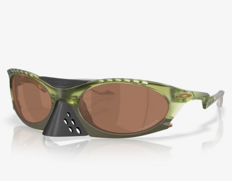 Oakley Plantaris Sunglasses Matte Transparent Fern Frame Prizm Tungsten Lenses