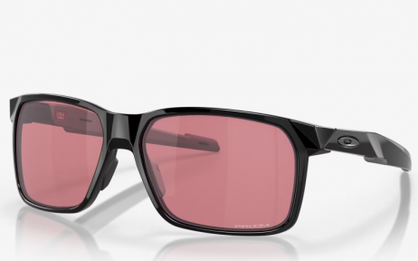 Oakley Portal X Sunglasses Polished Black Frame Prizm Dark Golf Lenses