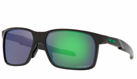 Oakley Portal X Sunglasses Polished Black Frame Prizm Jade Lenses