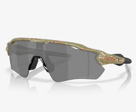 Oakley Radar® EV Path® Terrazzo Collection Sunglasses Matte Fern Terrazzo Frame Prizm Black Polarized Lenses
