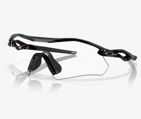 Oakley Radar® Plate​ Sunglasses Polished Black Frame Clear To Black Iridium