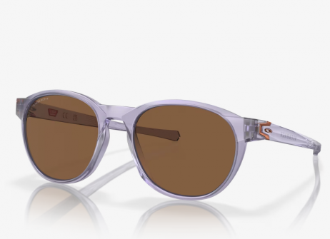 Oakley Reedmace Sunglasses Matte Lilac Frame Prizm Bronze Lenses