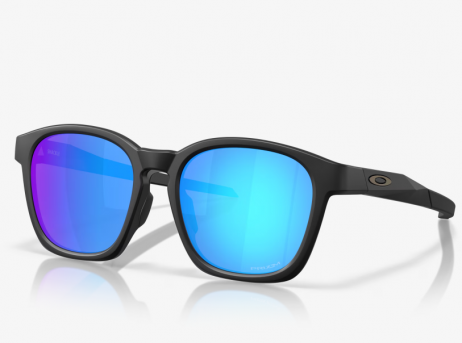 Oakley Shackle Sunglasses Matte Black Frame Prizm Sapphire Lenses