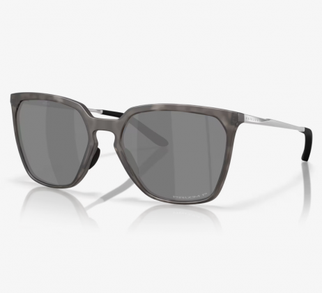 Oakley Sielo SQ Sunglasses Matte Black Tortoise Frame Prizm Black Polarized Lenses