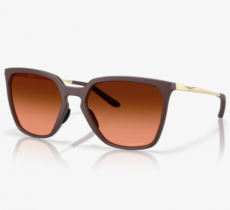 Oakley Sielo SQ Sunglasses Matte Grenache Frame Prizm Brown Gradient Lenses