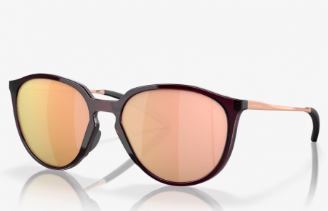 Oakley Sielo Sunglasses Crystal Raspberry Frame Prizm Rose Gold Lenses
