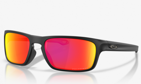 Oakley Sliver Stealth Sunglasses Matte Black Frame Ruby Iridium Polarized Lenses