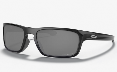 Oakley Sliver Stealth Sunglasses Polished Black Frame Black Iridium Polarized Lenses