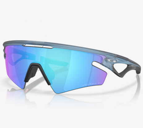 Oakley Sphaera™ Slash Sunglasses Matte Transparent Stonewash Frame Prizm Sapphire Polarized Lens