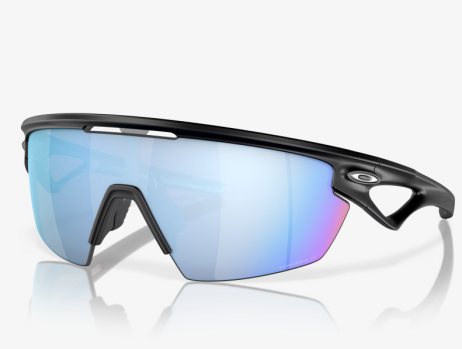 Oakley Sphaera Sunglasses Matte Black Frame Prizm Deep Water Polarized Lenses