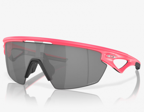 Oakley Sphaera Sunglasses Matte Neon Pink Frame Prizm Black Lenses