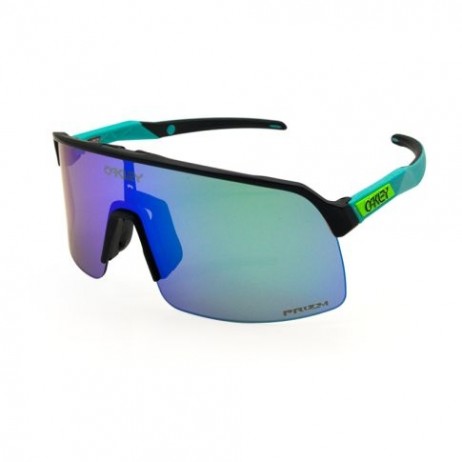 Oakley Sutro Lite Sunglasses Odyssey Collection Green Black Frame Prizm Sapphire Lens