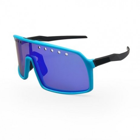 Oakley Sutro Sunglass OO9406A Black Blue Frame Prizm Dark Blue Lens