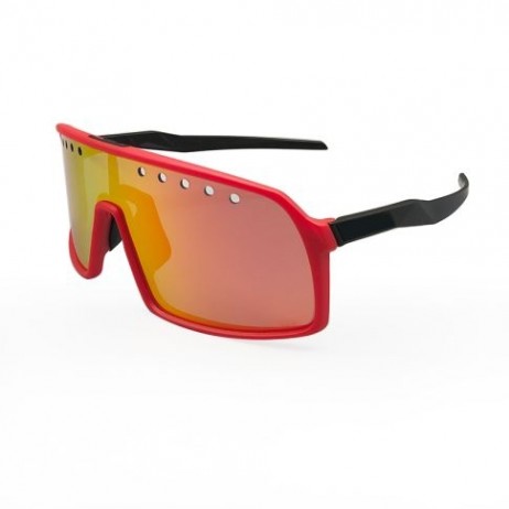 Oakley Sutro Sunglass OO9406A Black Red Frame Prizm Ruby Lens