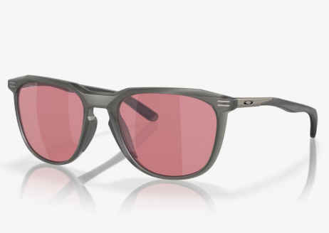 Oakley Thurso Sunglasses Matte Grey Smoke Frame Prizm Dark Golf Lenses