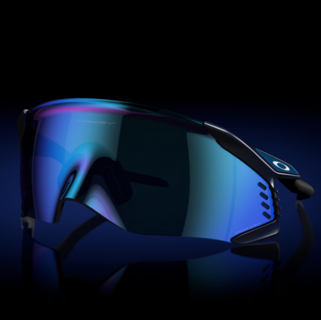 Oakley Velo Kato Sunglasses Matte Navy Frame Prizm Sapphire Lenses