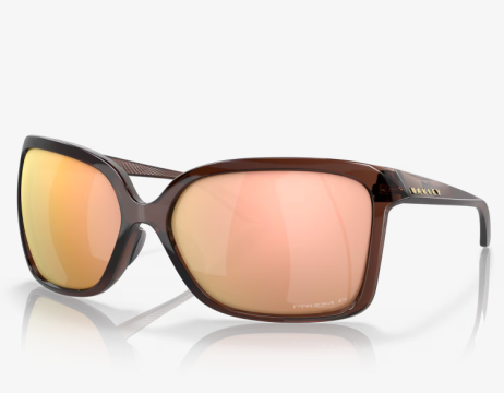 Oakley Wildrye Sunglasses Polished Amethyst Frame Prizm Rose Gold Polarized Lenses