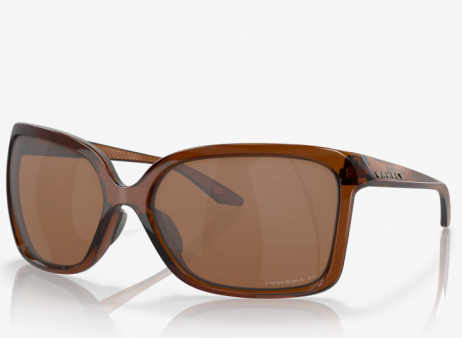 Oakley Wildrye Sunglasses Polished Rootbeer Frame Prizm Tungsten Polarized Lenses