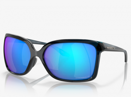 Oakley Wildrye Sunglasses Trans Poseidon Frame Prizm Sapphire Polarized Lenses
