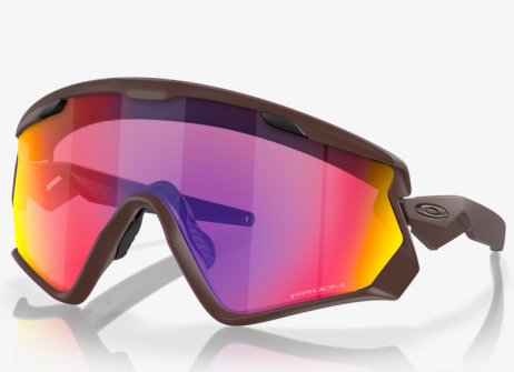 Oakley Wind Jacket 2.0 Sunglasses Matte Grenache Frame Prizm Road Lenses