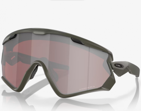Oakley Wind Jacket 2.0 Sunglasses Matte Olive Frame Prizm Snow Black Iridium Lenses