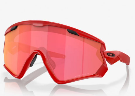 Oakley Wind Jacket 2.0 Sunglasses Matte Redline Frame Prizm Snow Torch Lenses