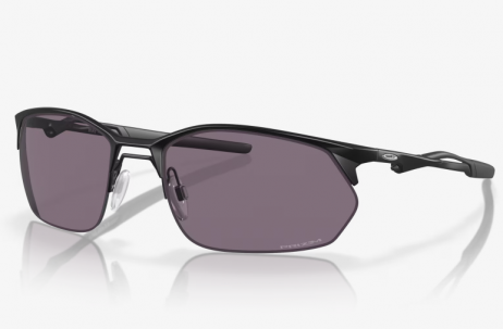 Oakley Wire Tap 2.0 Sunglasses Satin Black Frame Prizm Grey Lenses