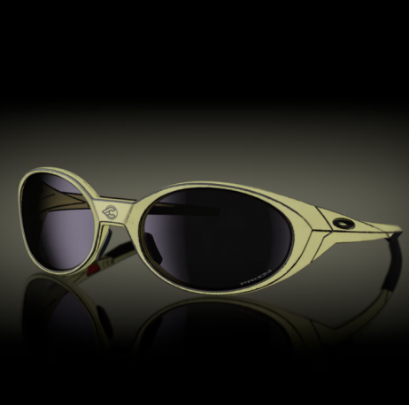Oakley X Cinelli Eye Jacket™ Redux Cinelli Raceworn Yellow Frame Prizm Grey Lenses
