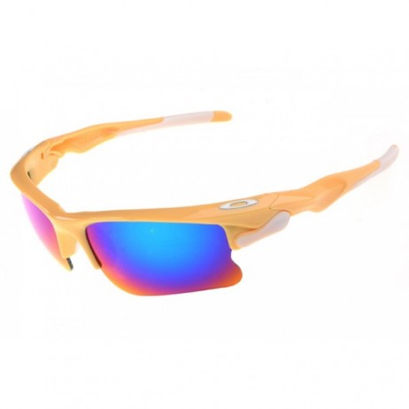 Oakley fast jacket sunglasses orange frame ice iridium